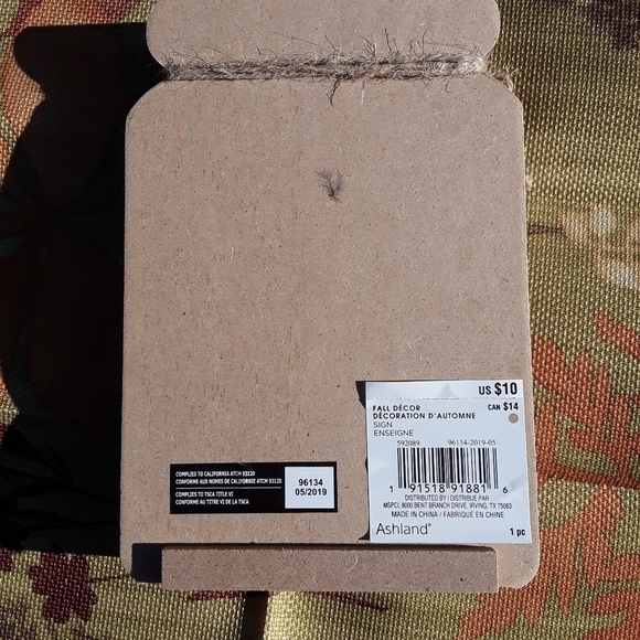 Autumn Skies Pumpkin Pies Jar Wooden Fall Decor Sign - Picture 2 of 6